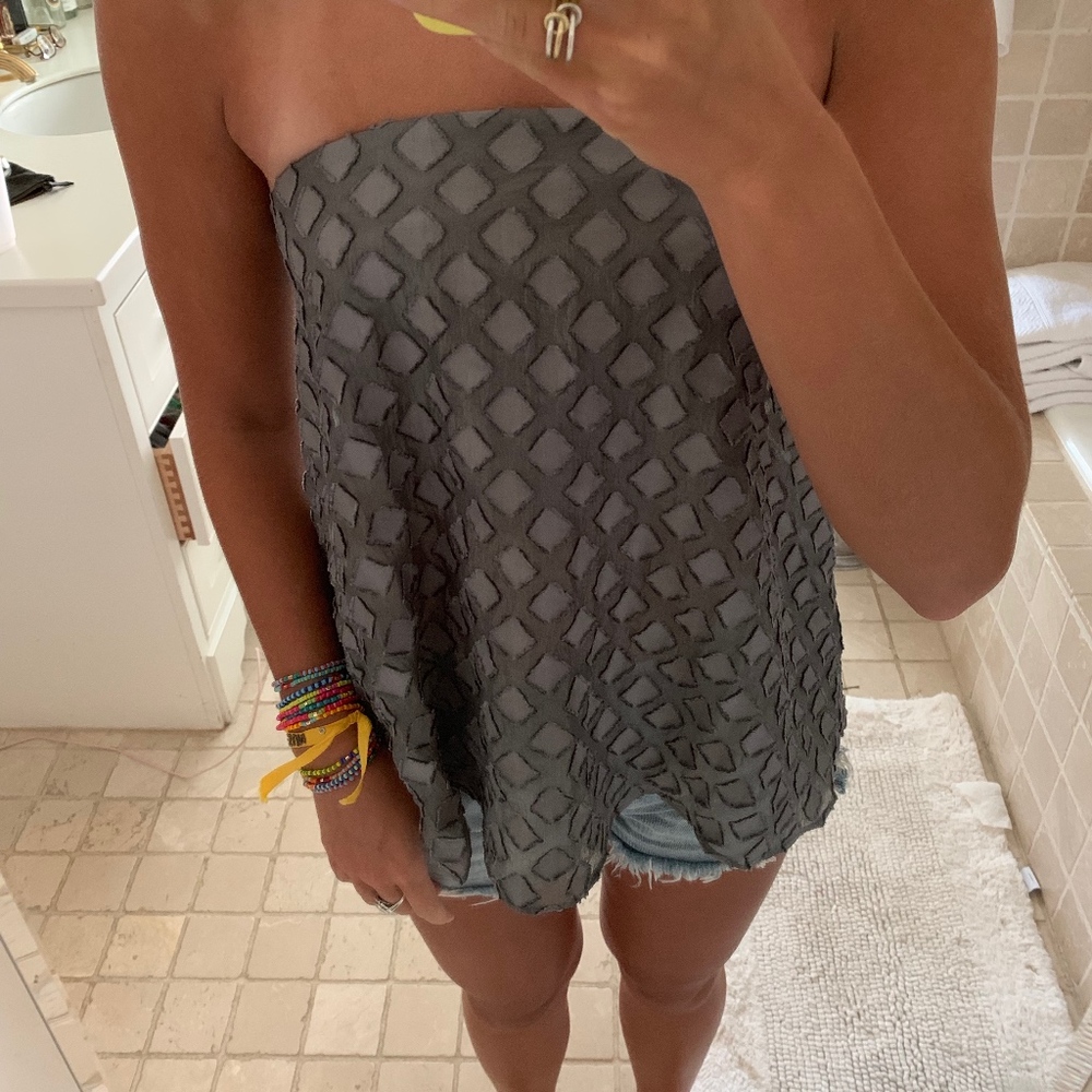 C/MEO Collective strapless top